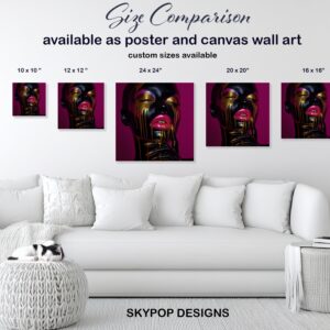 Liquid Gold Face Art