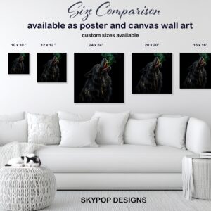 Howling Wolf Art