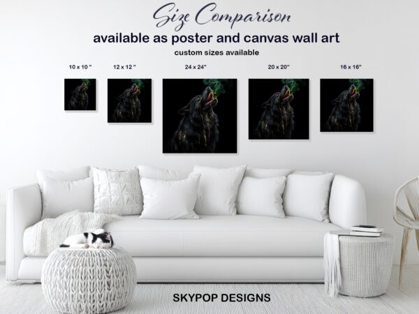 Howling Wolf Art