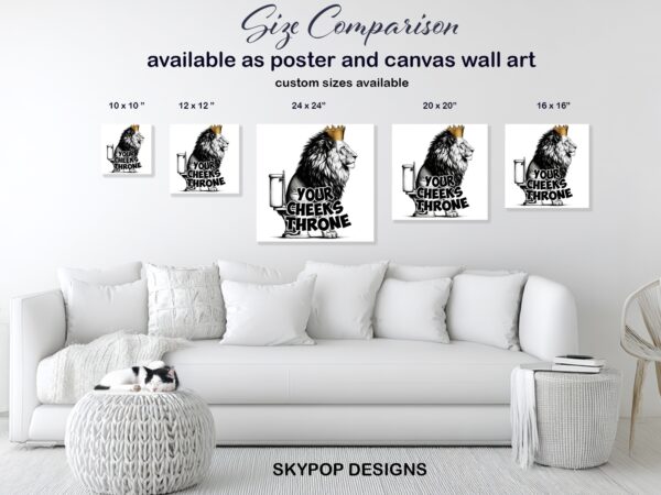 Lion King of the Throne Art