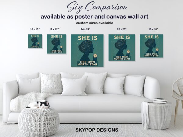Cosmic Woman Compass Art
