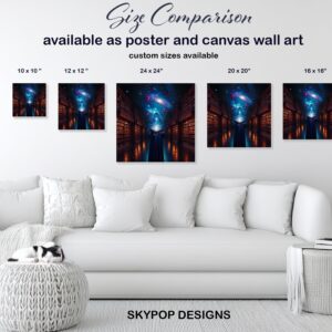 Cosmic Library Art