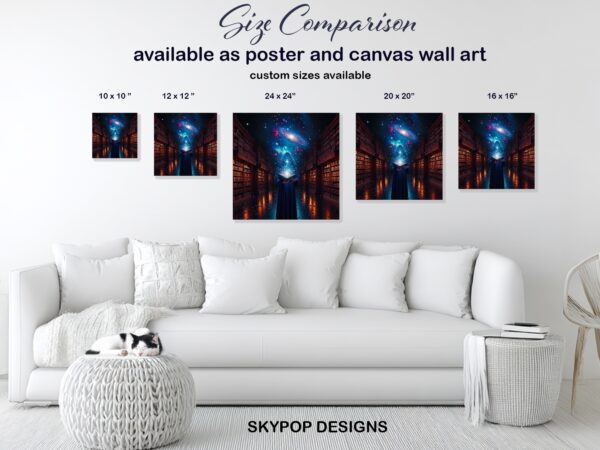 Cosmic Library Art