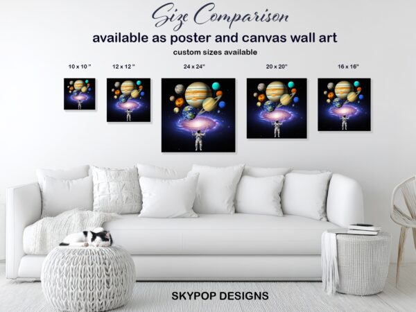 Astronaut Planet Balloon Art