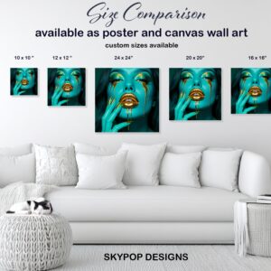 Golden Drip Makeup Art