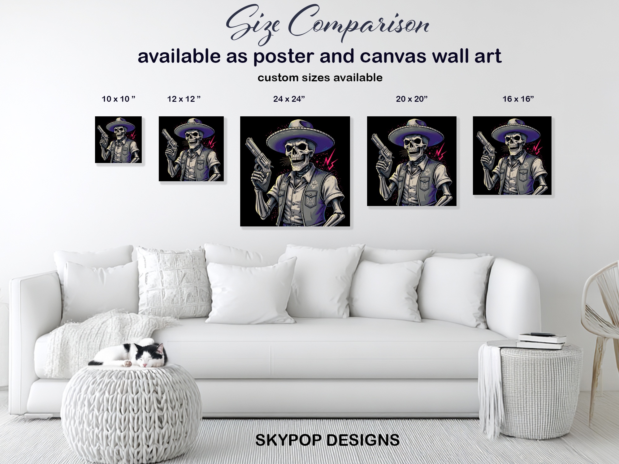 7.jpg Gunslinger Skull Art