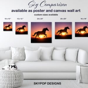 Horse Silhouette Art