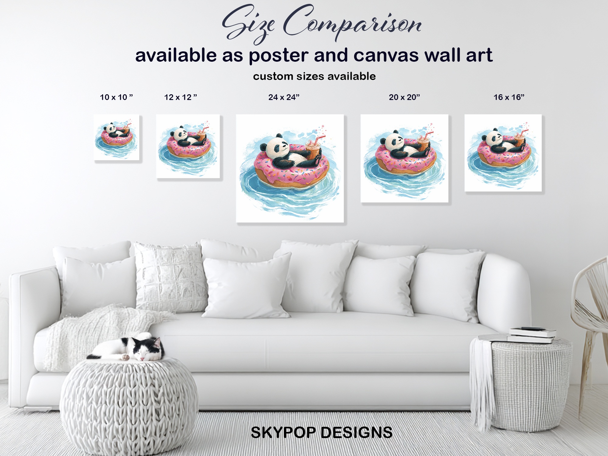 7.jpg Panda Donut Float Art