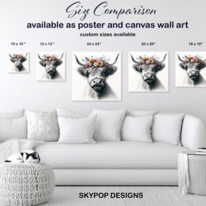 Highland Cow Art
