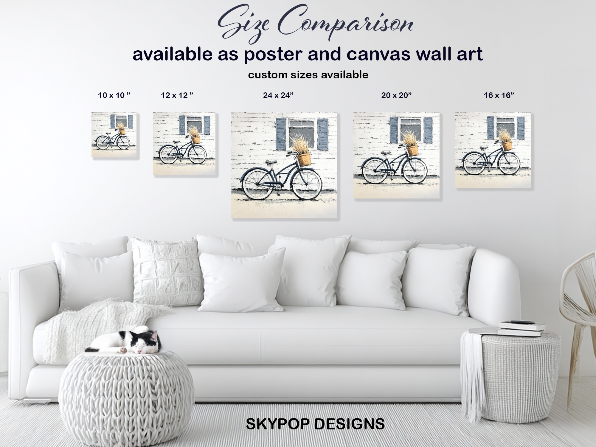 7.jpg Vintage Bicycle Basket Art