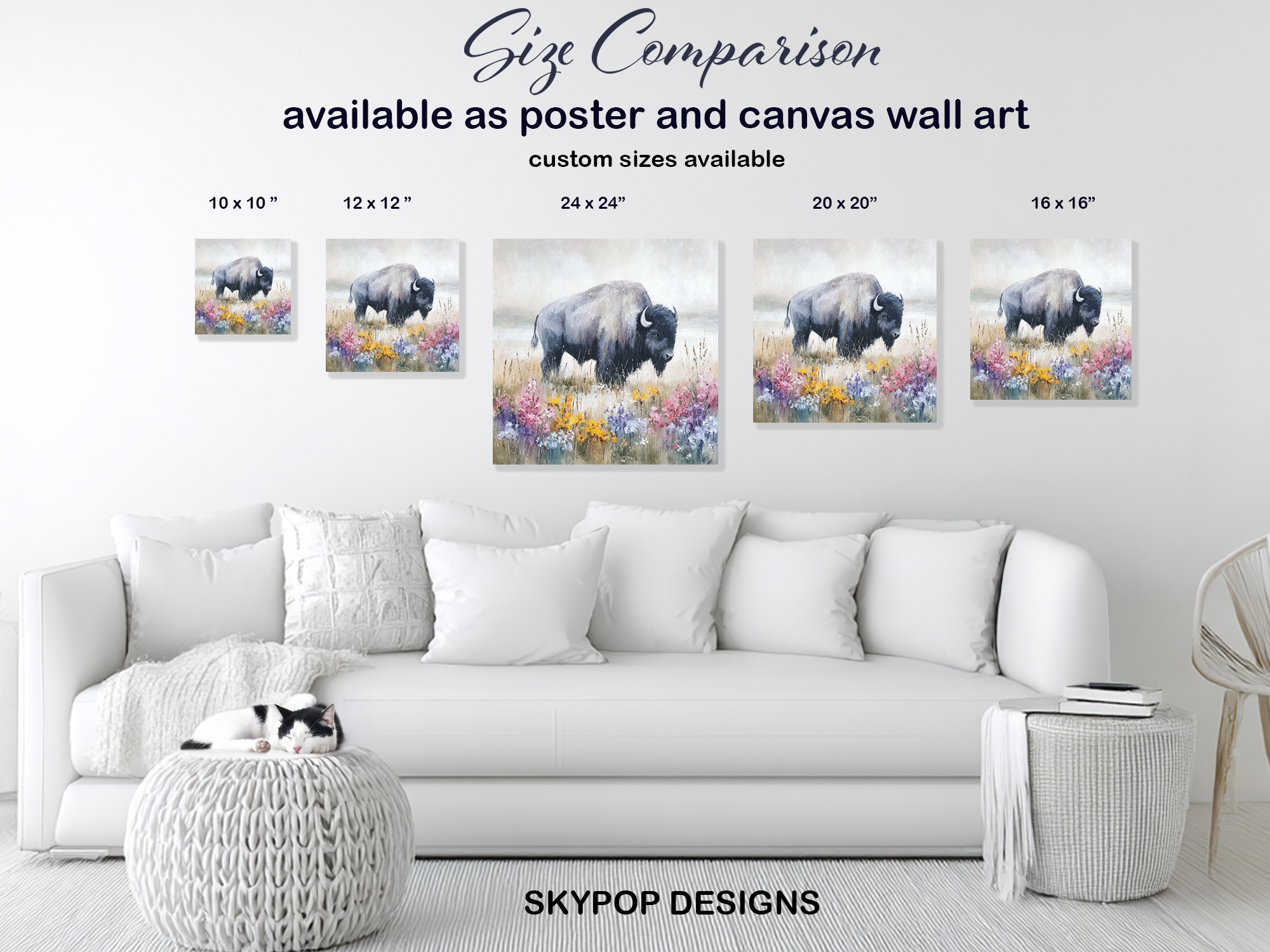 7.jpg Bison Wildflower Art
