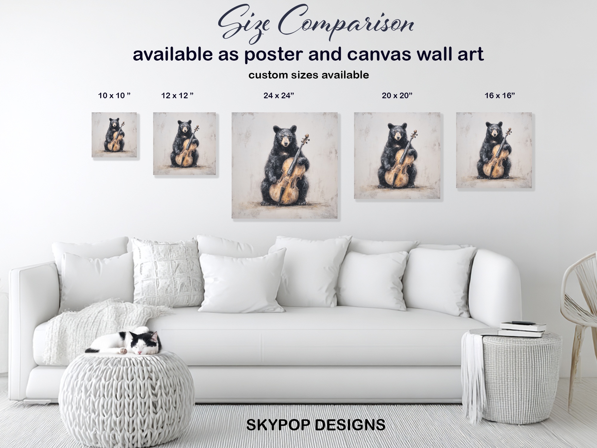7.jpg Bear Cello Art