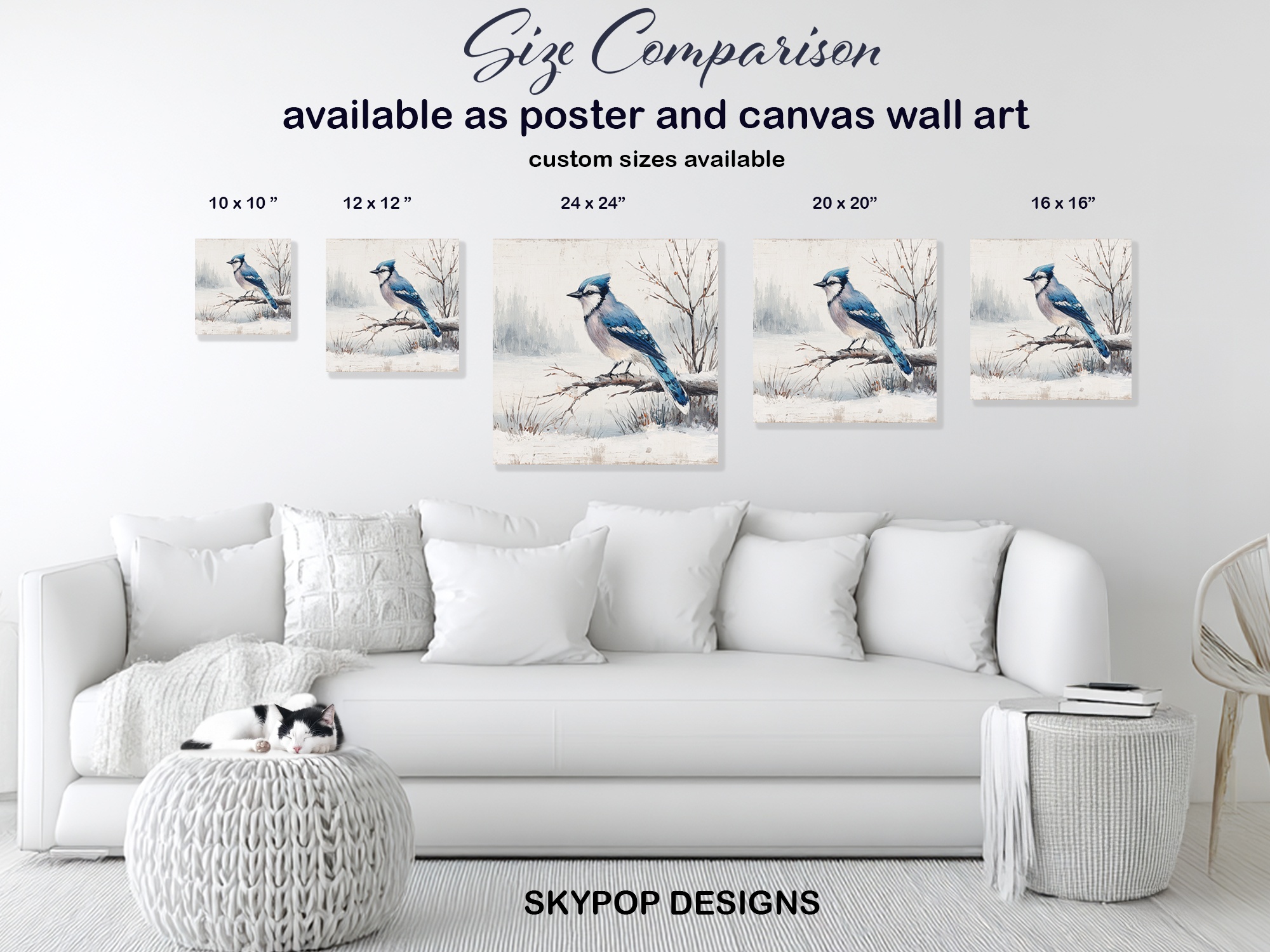 7.jpg Blue Jay Winter Art