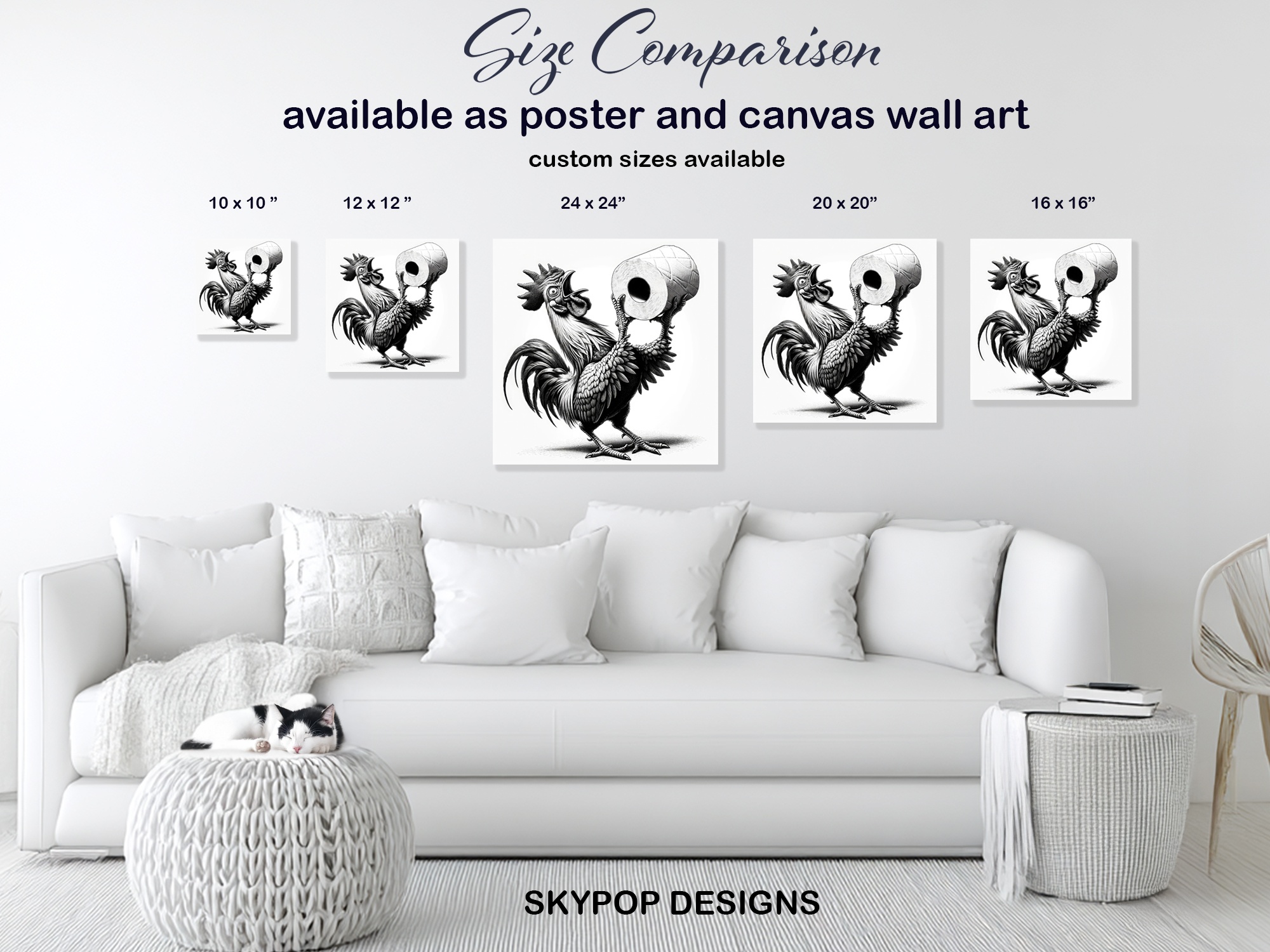 7.jpg Rooster Toilet Paper Holder Art