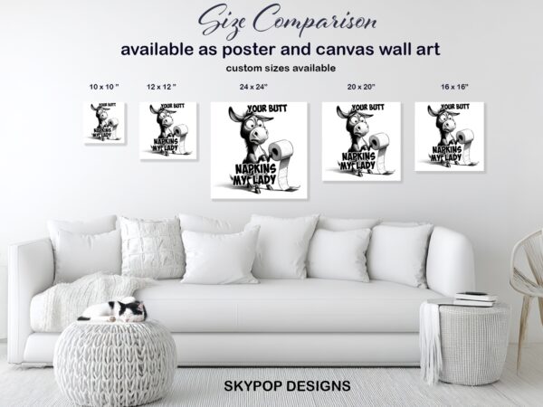 Donkey Toilet Paper Art