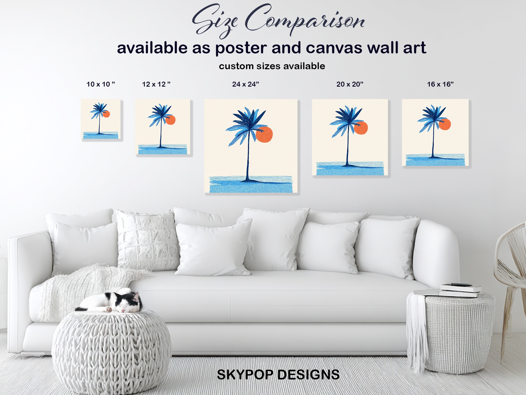 7.jpg Tropical Palm Sunset Art