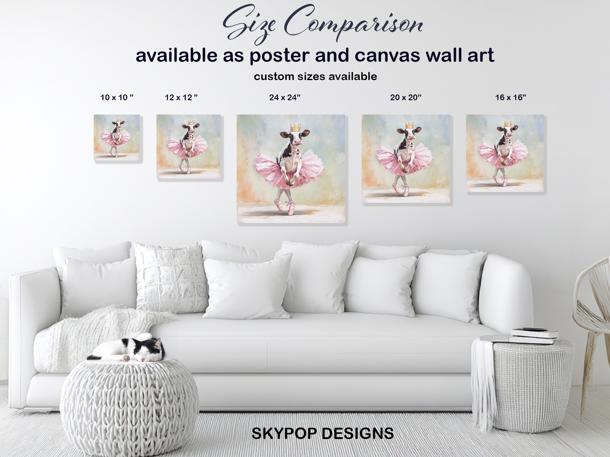 7.jpg Ballerina Cow Art