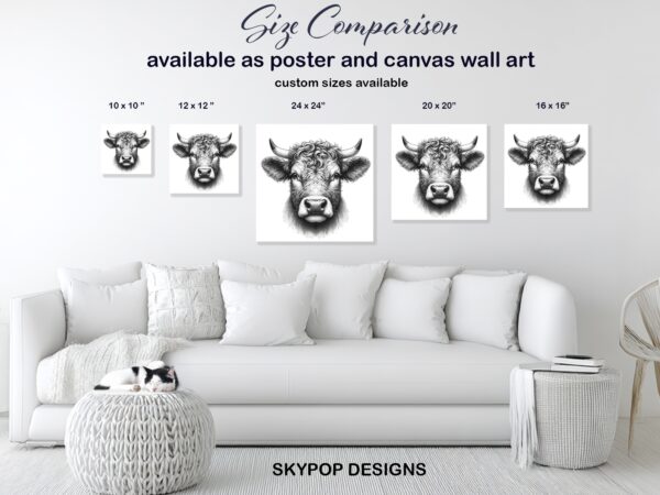 Highland Cow Art