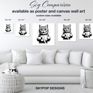 Cat Toilet Paper Art