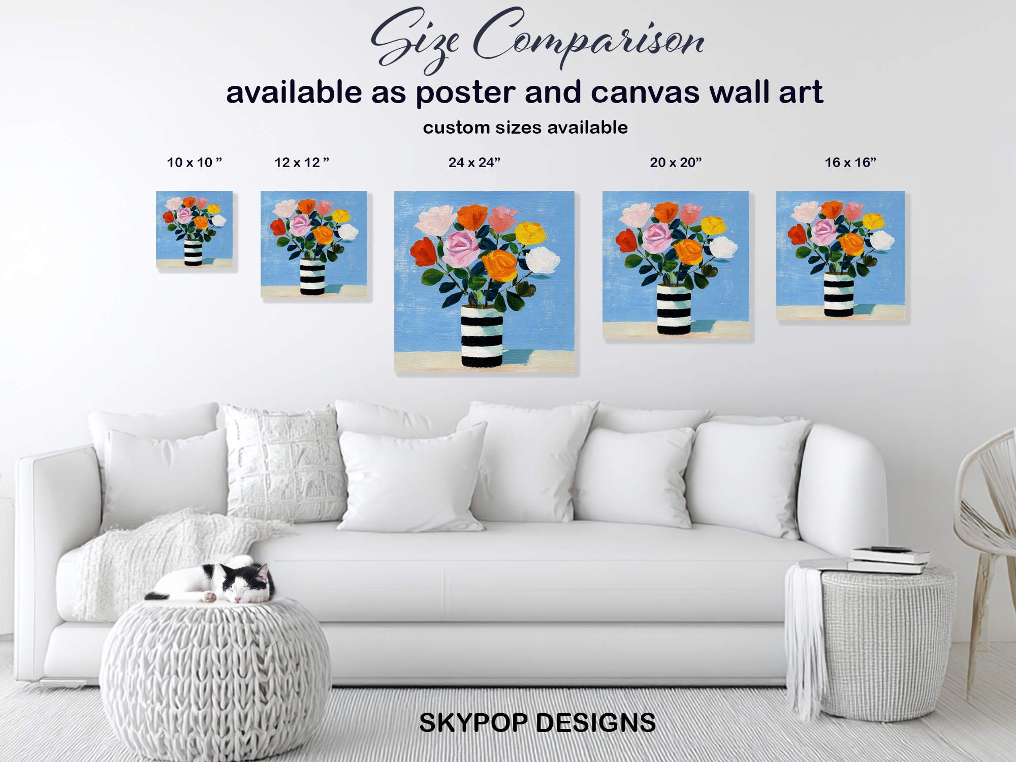 7.jpg Colorful Flower Bouquet Art