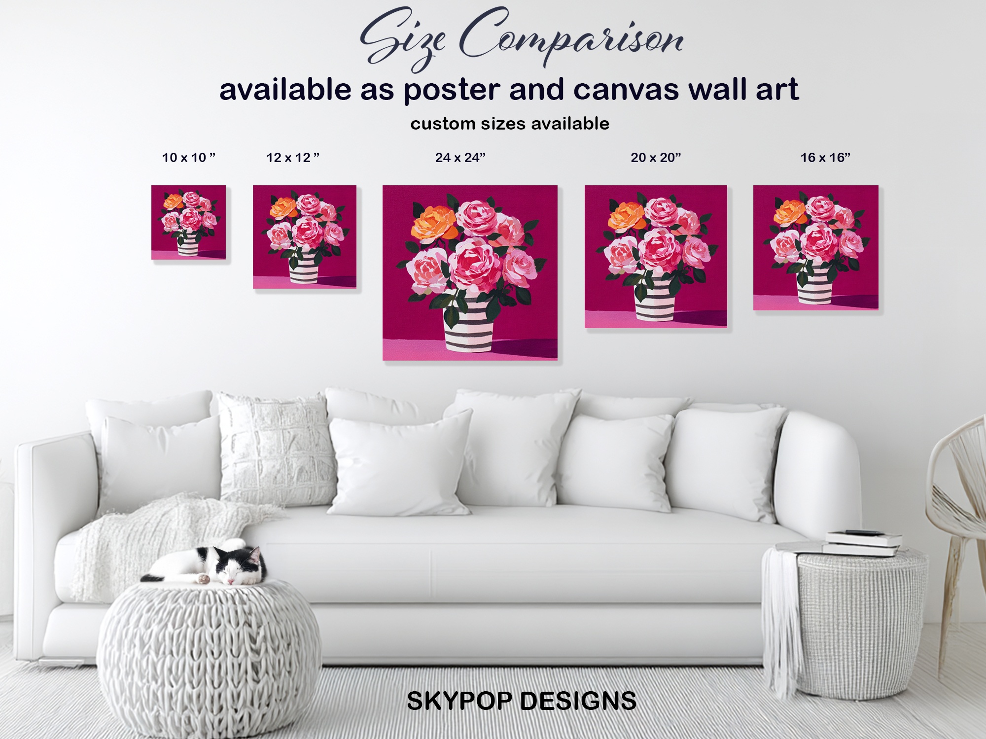 7.jpg Vibrant Rose Bouquet Art