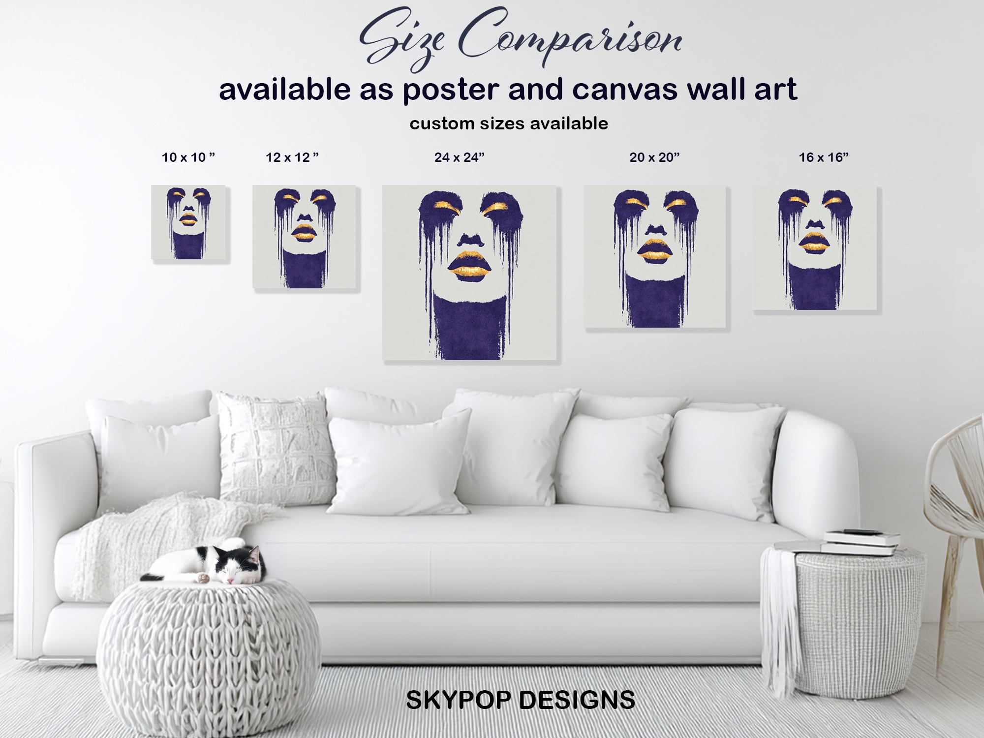 7.jpg Dripping Gold Lips Art