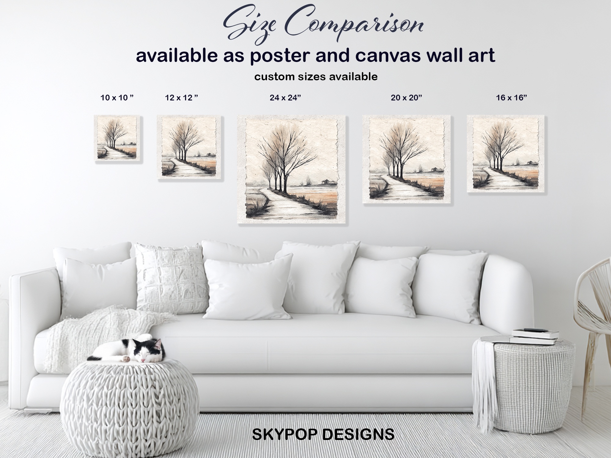 7.jpg Winter Tree Silhouette Art