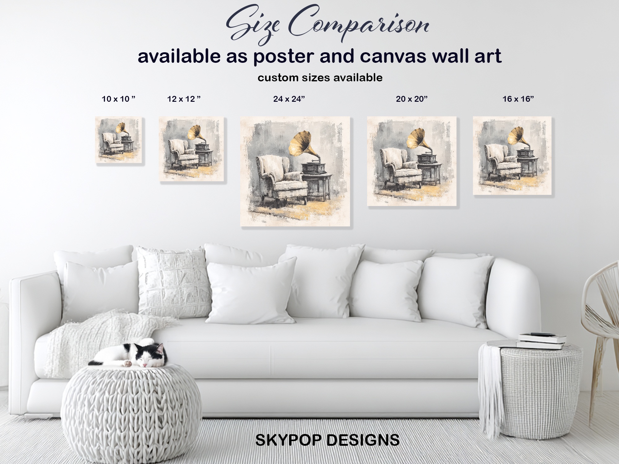7.jpg Vintage Gramophone Armchair Art