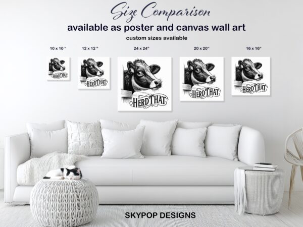 Highland Cow Art
