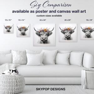 Highland Cow Art