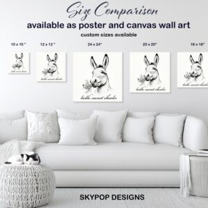 Donkey with Flowers Art