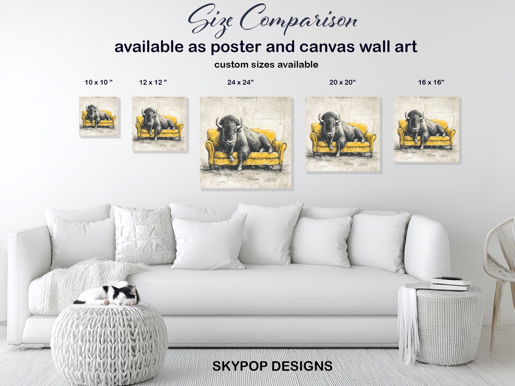7.jpg Bison on Couch Art
