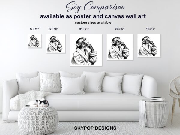 Chimpanzee Robe Art