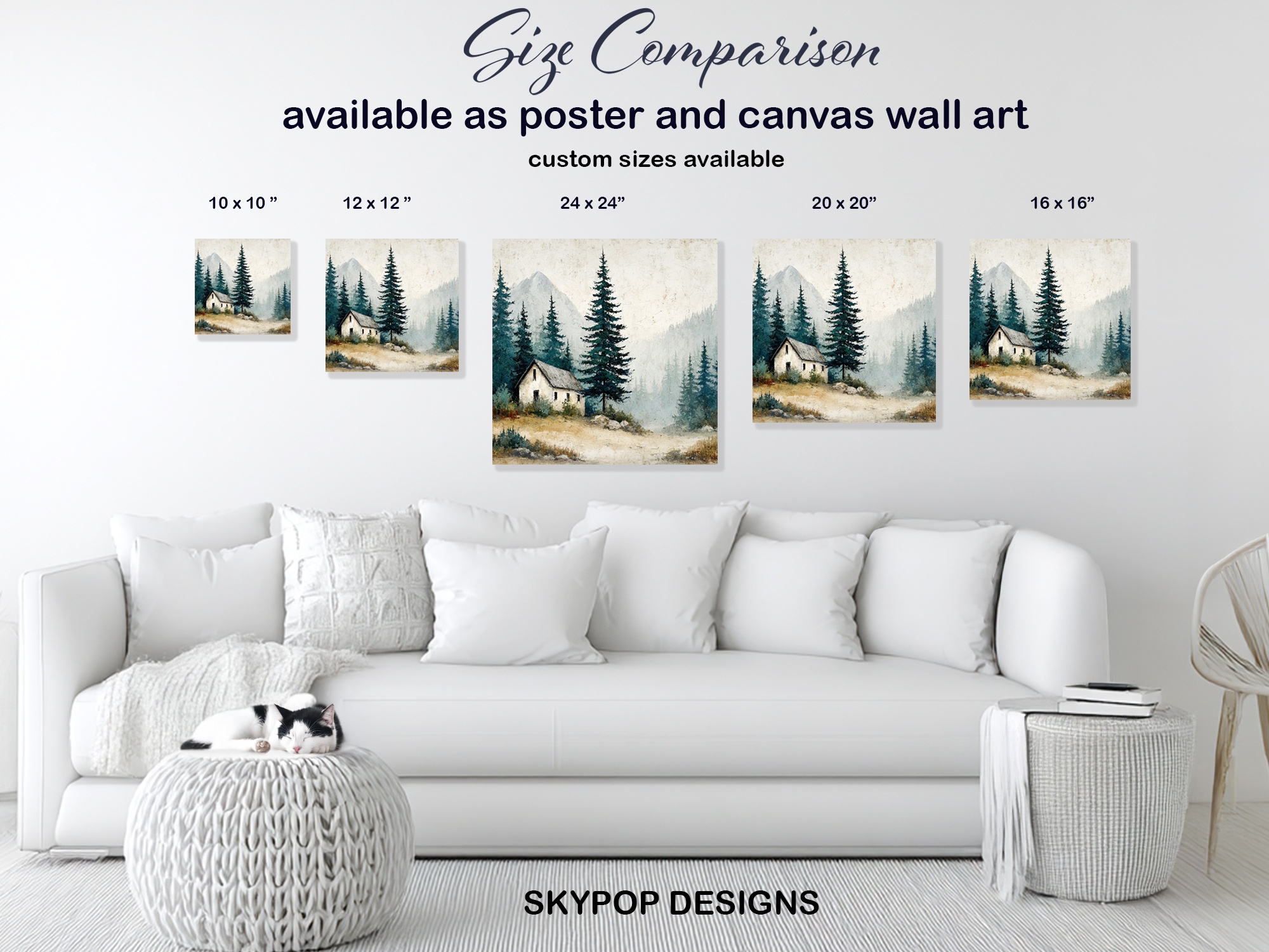7.jpg Mountain Cabin Art