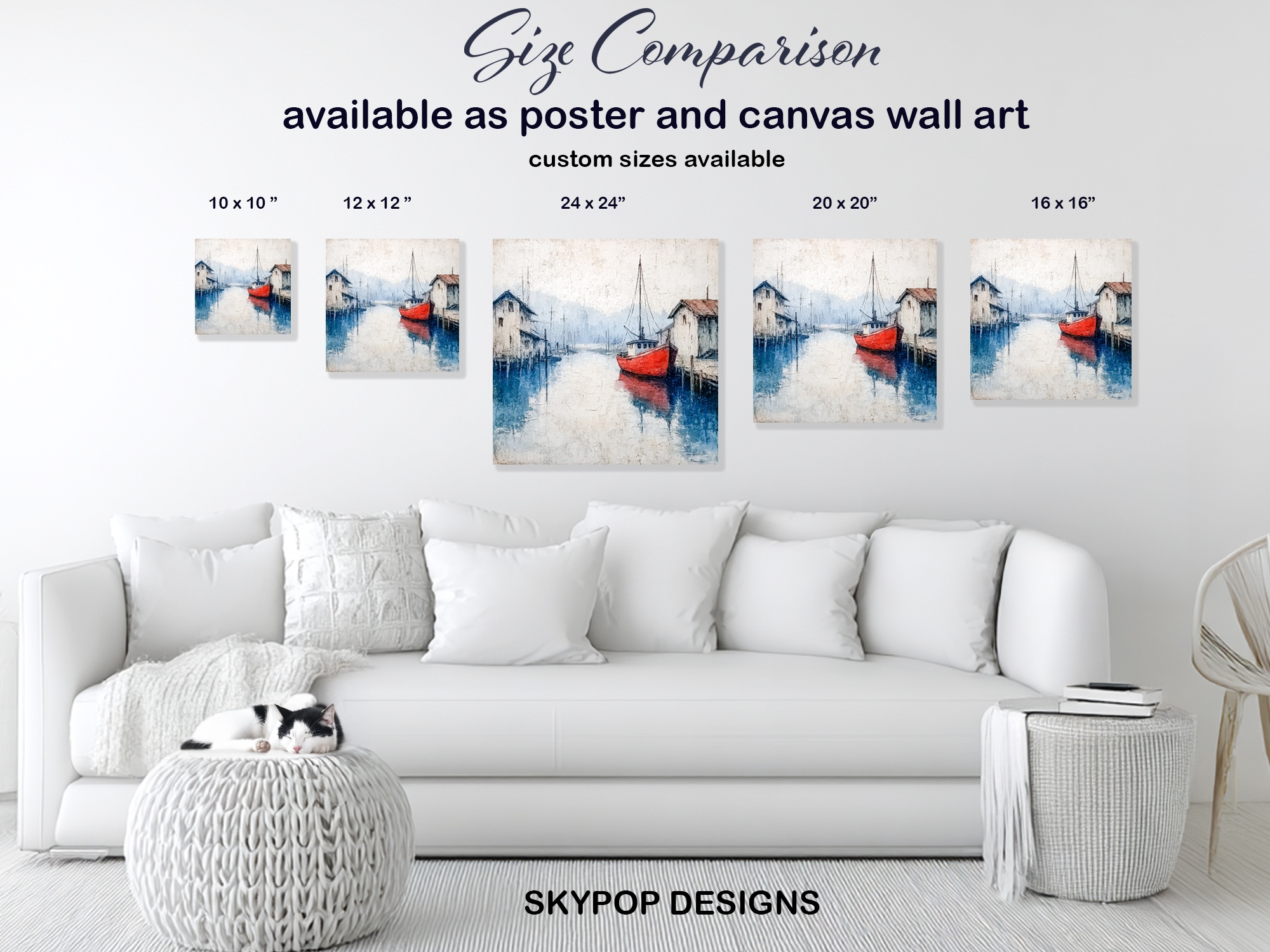 7.jpg Harbor Fishing Boat Art