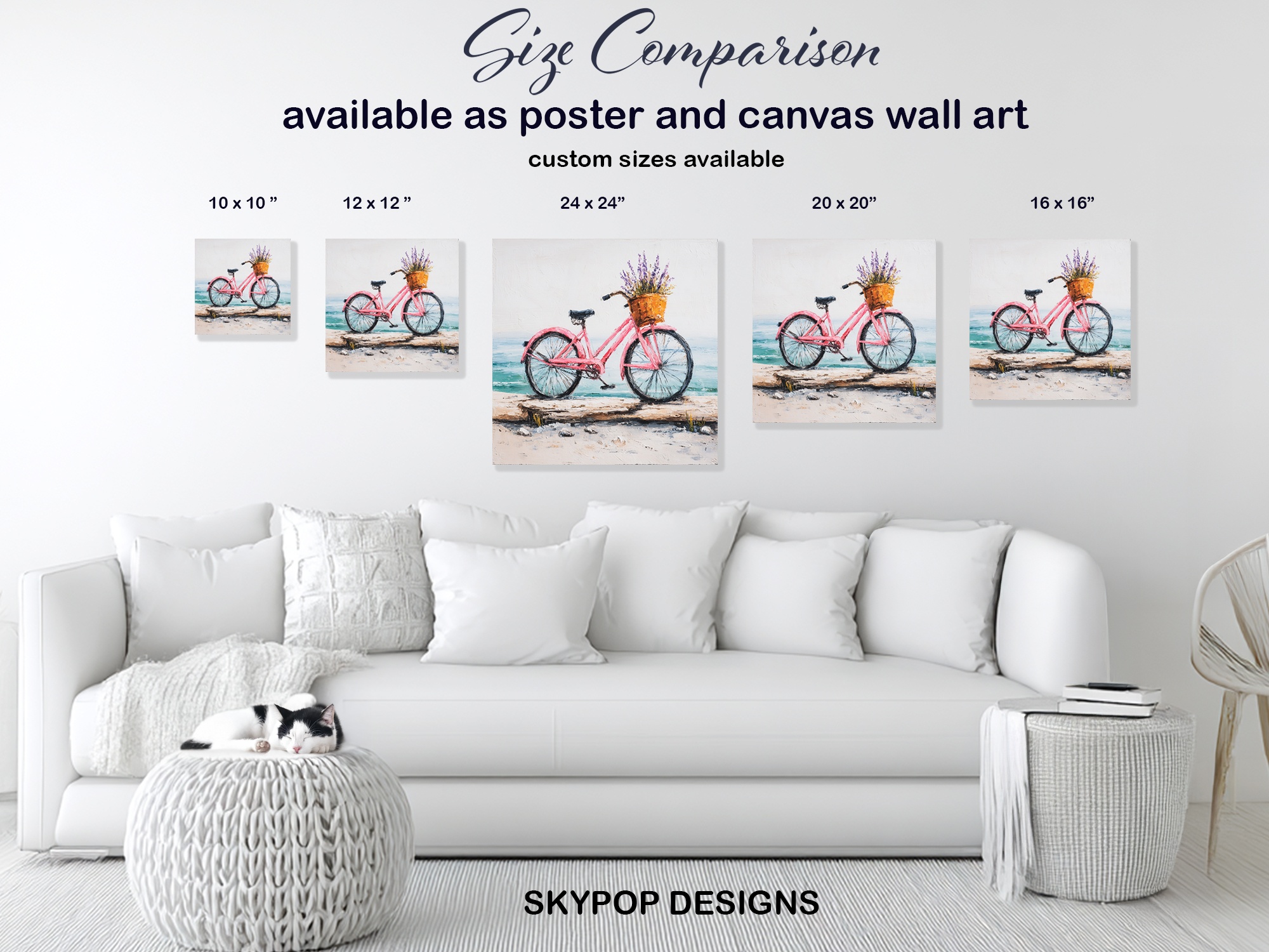 7.jpg Coastal Bike Lavender Art