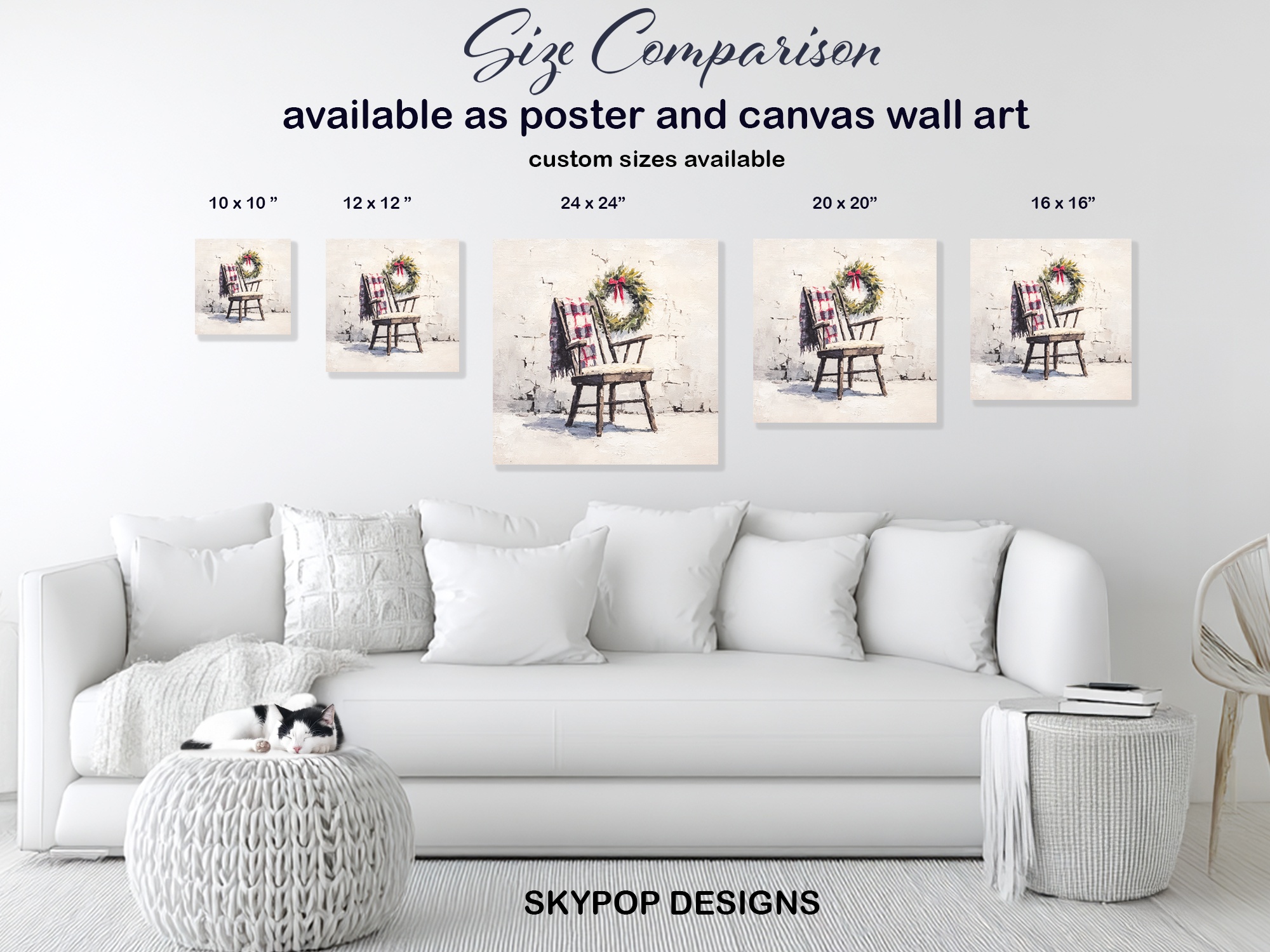 7.jpg Christmas Wreath Chair Art