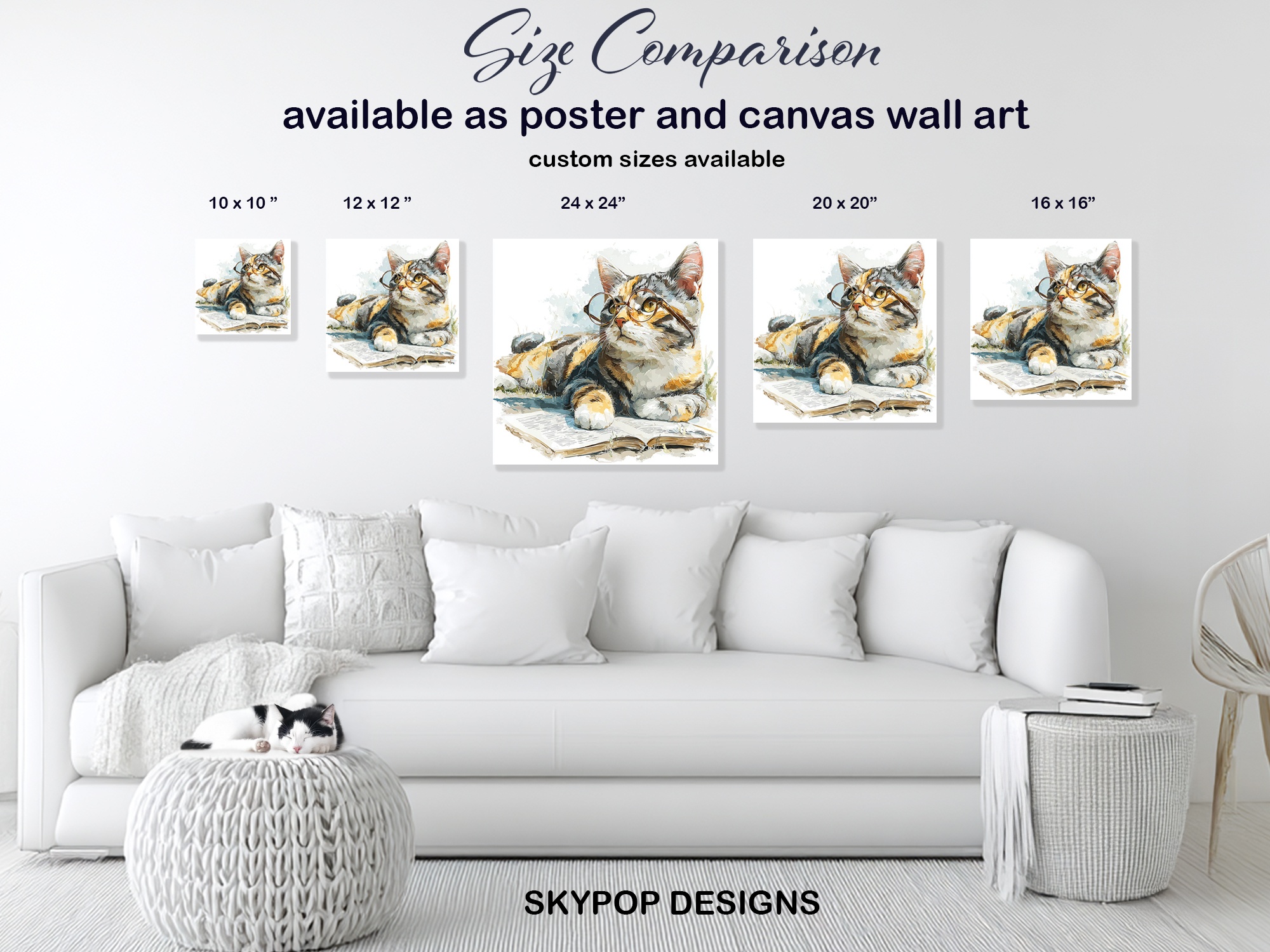 7.jpg Cat Glasses Book Art
