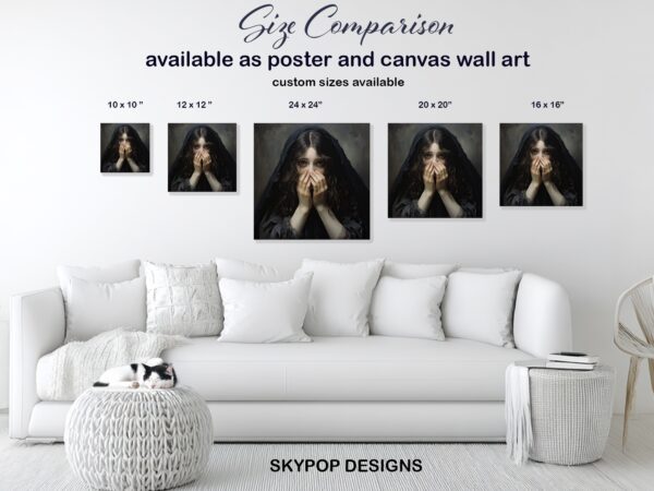 Veil Portrait Art