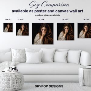 Young Girl Portrait Art