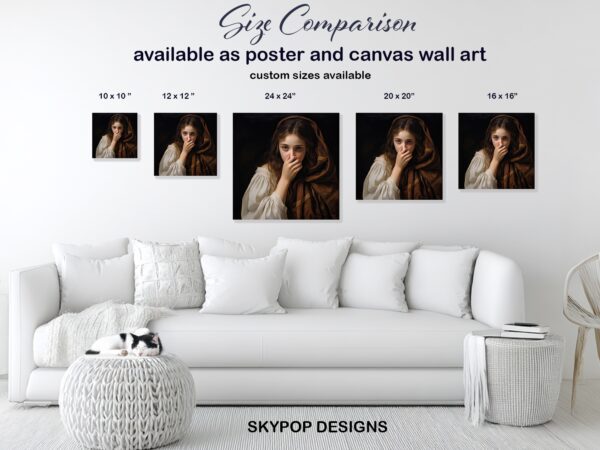 Young Girl Portrait Art