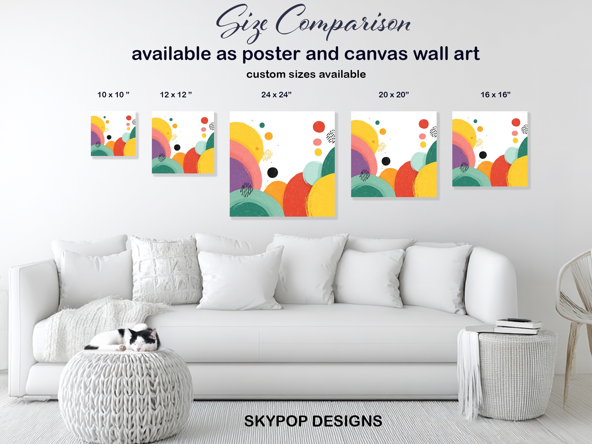 7.jpg Colorful Circles Abstract Art