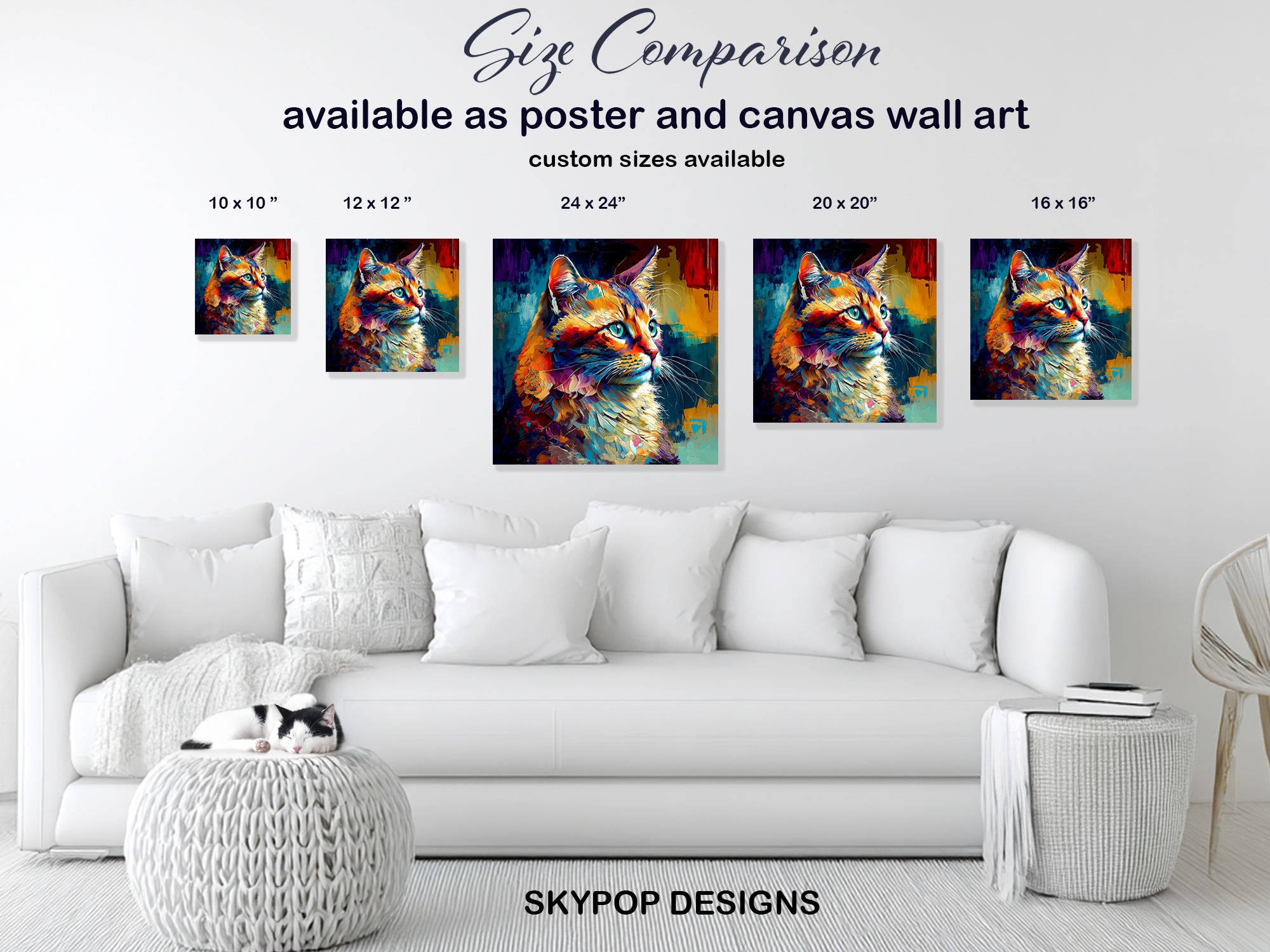 7.jpg Vibrant Cat Art