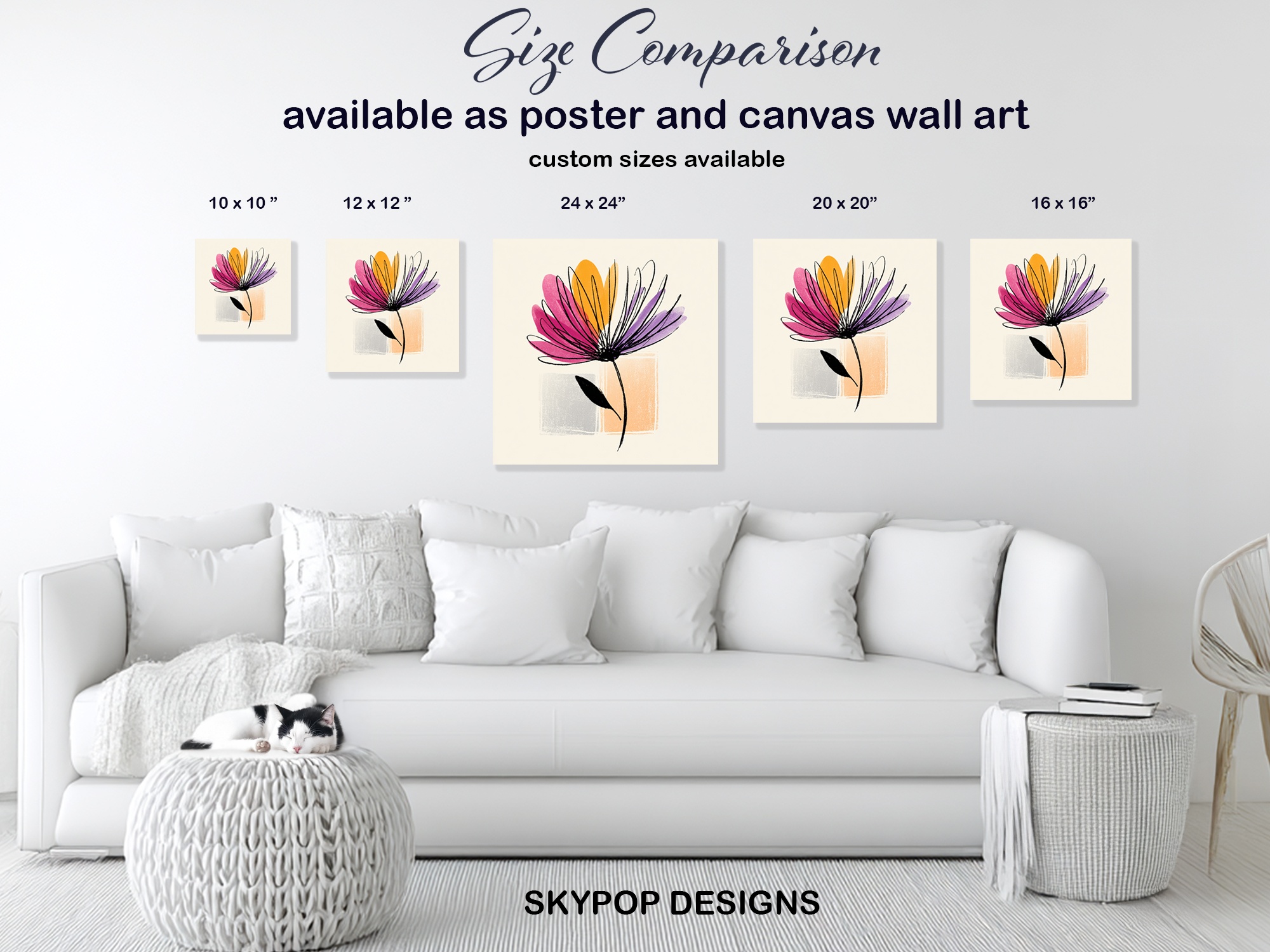 7.jpg Vibrant Flower Sketch Art