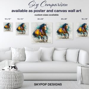 Horse Gallop Art