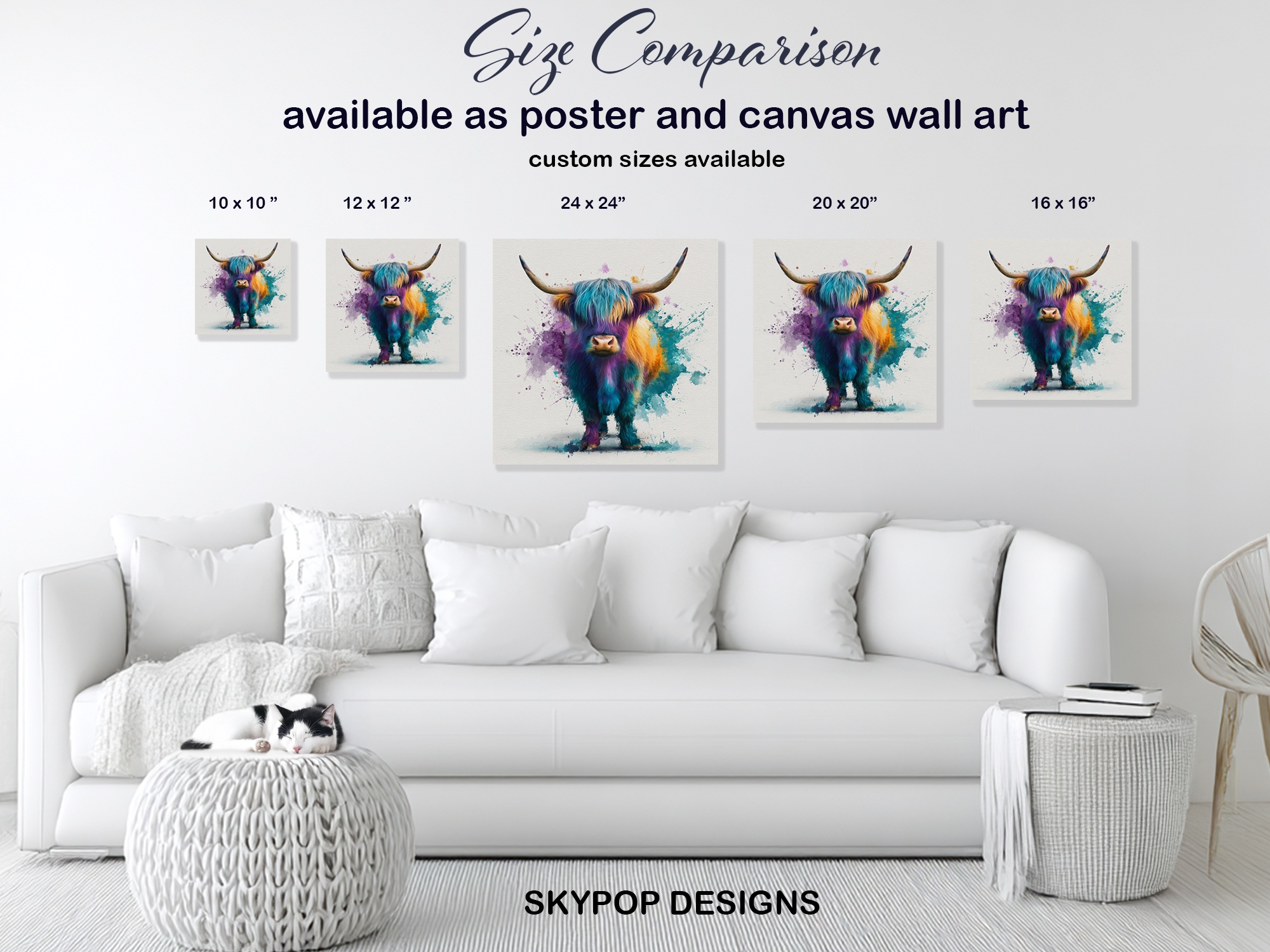 7.jpg Highland Cow Art