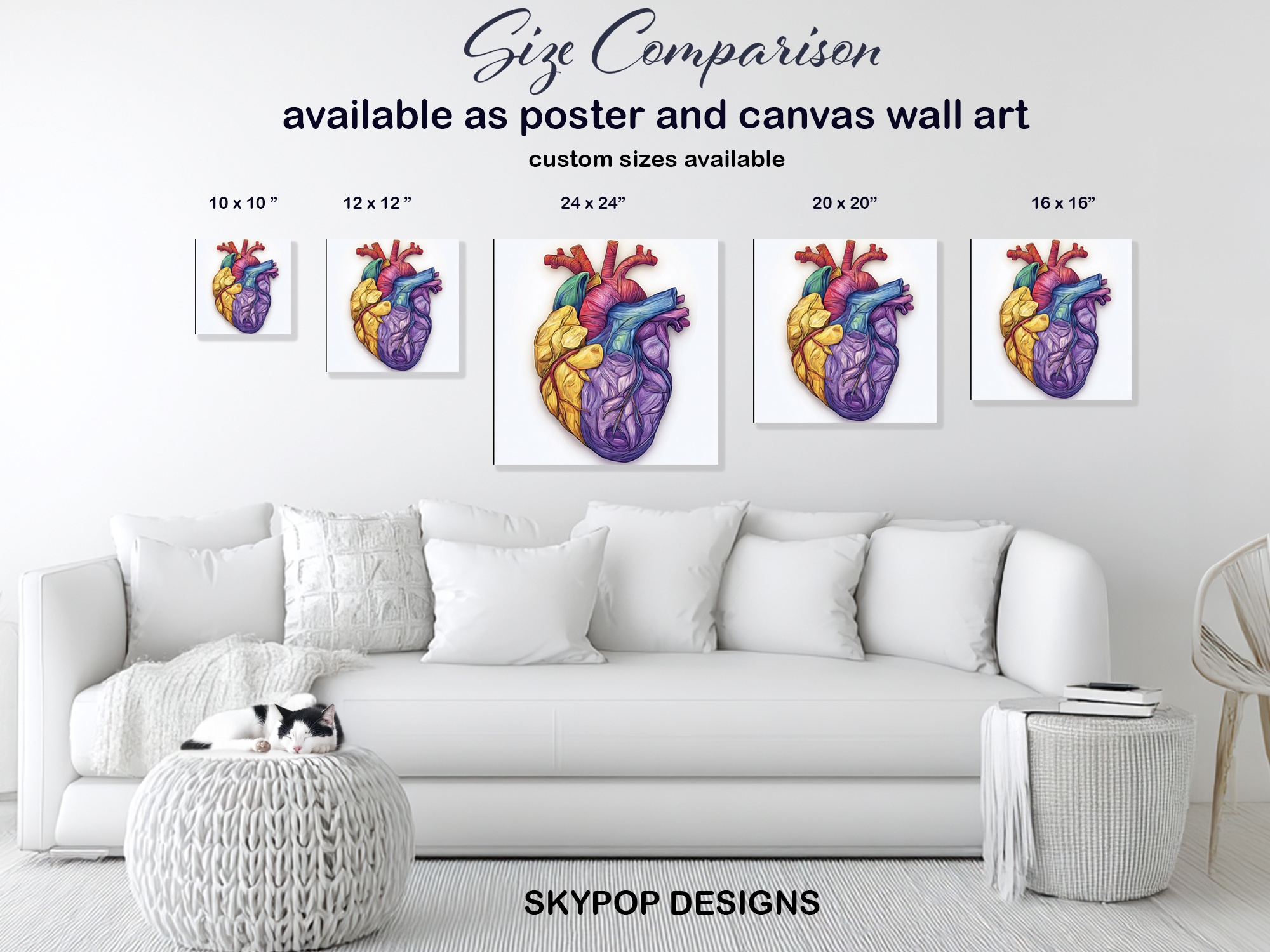 7.jpg Colorful Heart Anatomy Art
