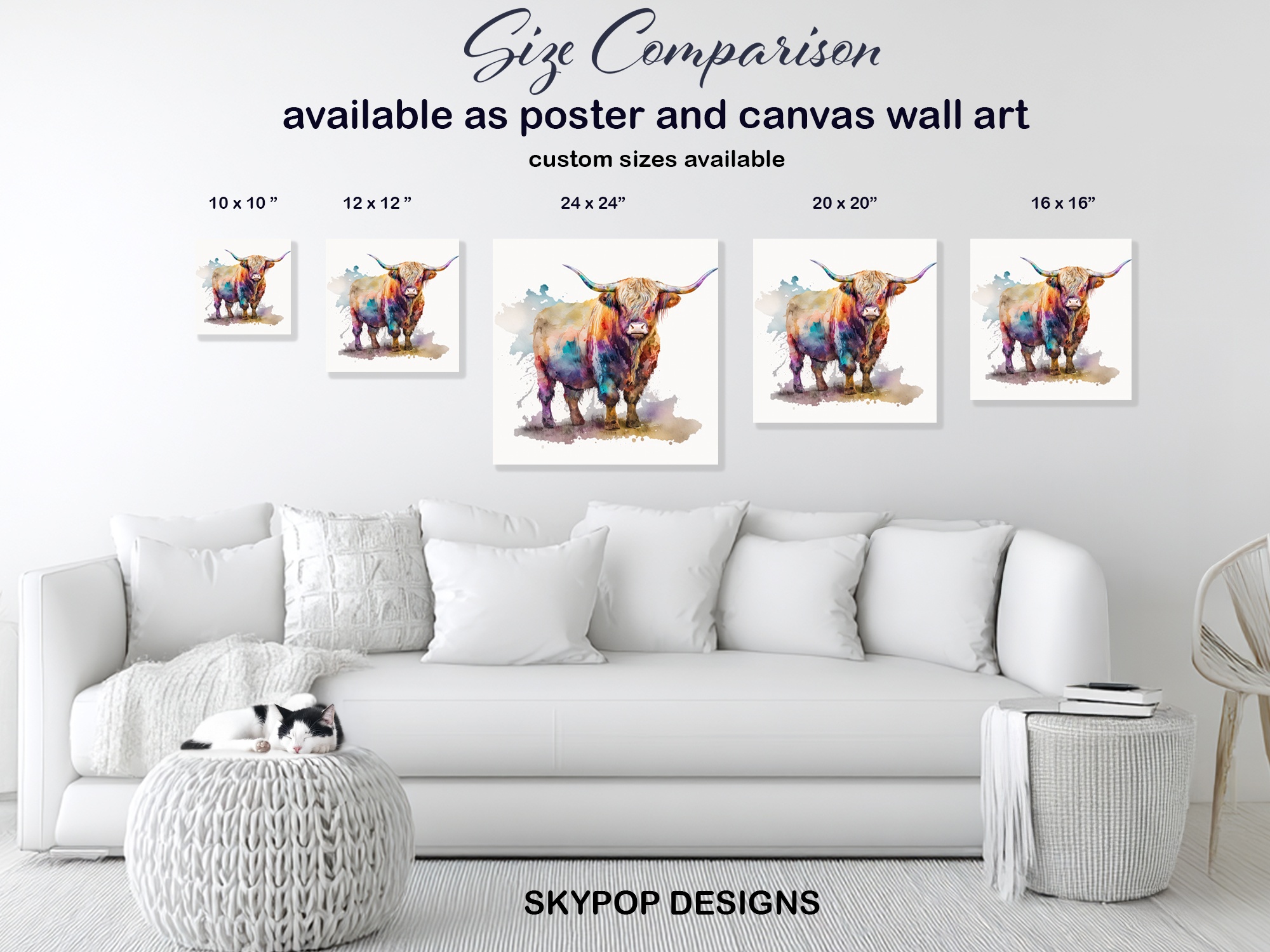 7.jpg Highland Cow Art