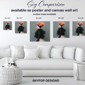 Floral Fashion Portrait Art