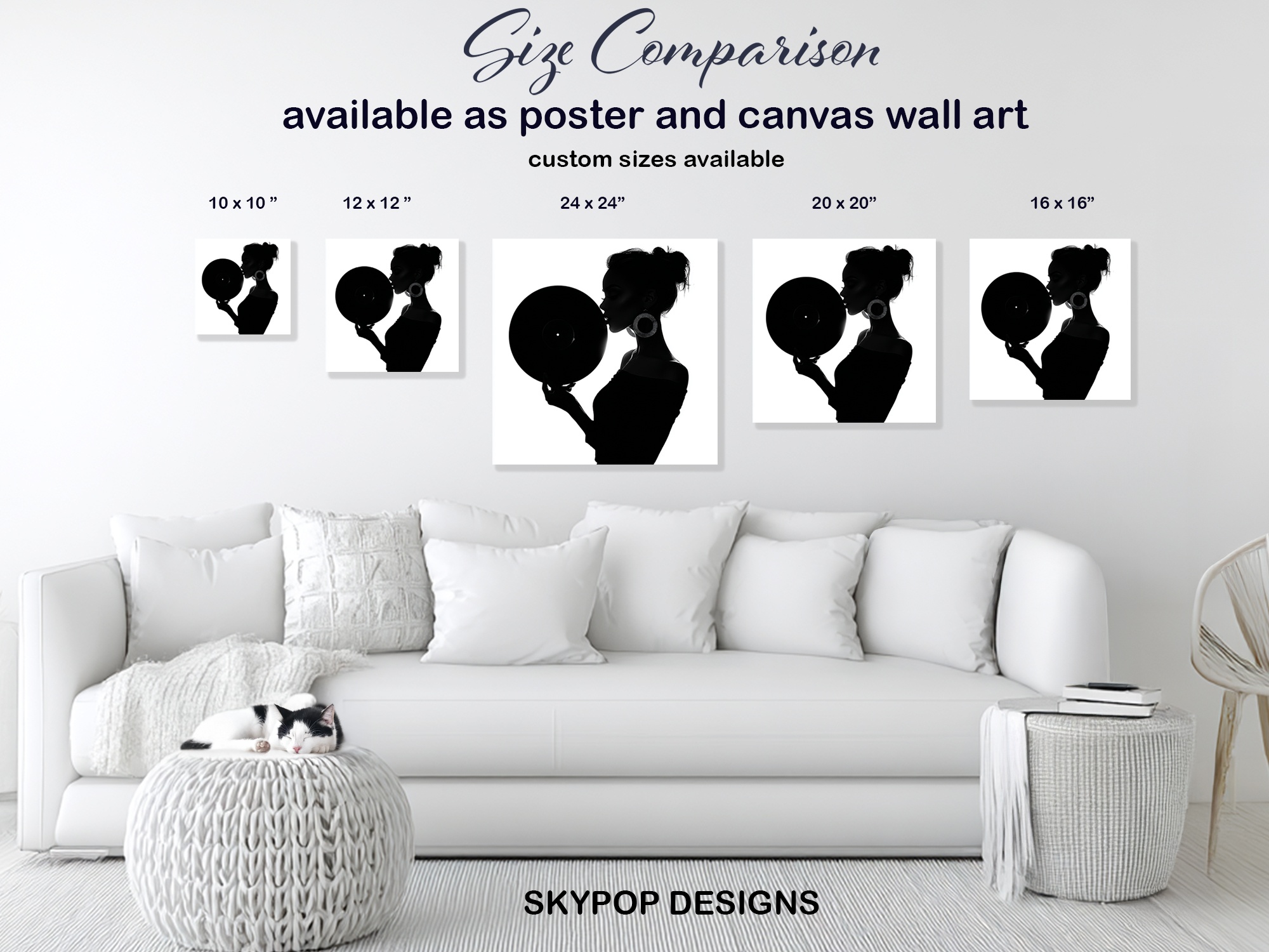 7.jpg Vinyl Record Silhouette Art